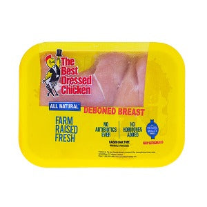 Best Dressed Chicken - Deboned Breast APROX. 1500 up