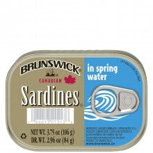 Brunswick Sardines - In Spring Water (106g)