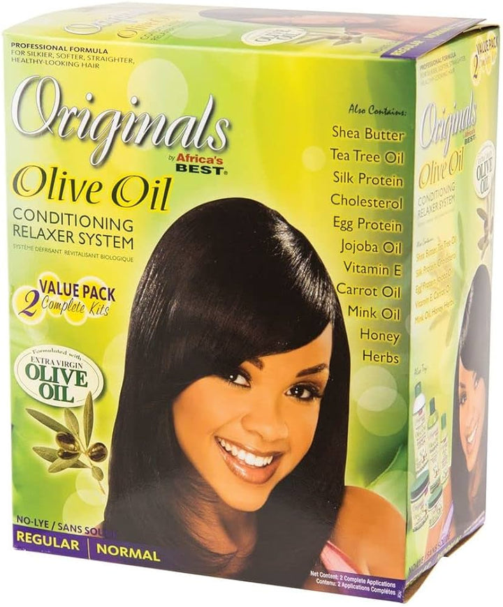 Ab Olive Oil Relaxer Kit - 2 Value Pack