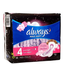 Always - Maxi Soft Overnight Wings (22s)