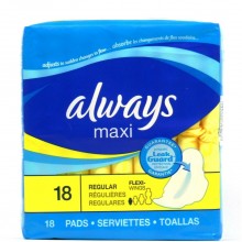 Always - Maxi Rapid dry Regular Wings (18s)