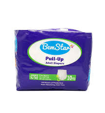 BemStar - Adult Diaper Pull-Up 10pcs (S/M)