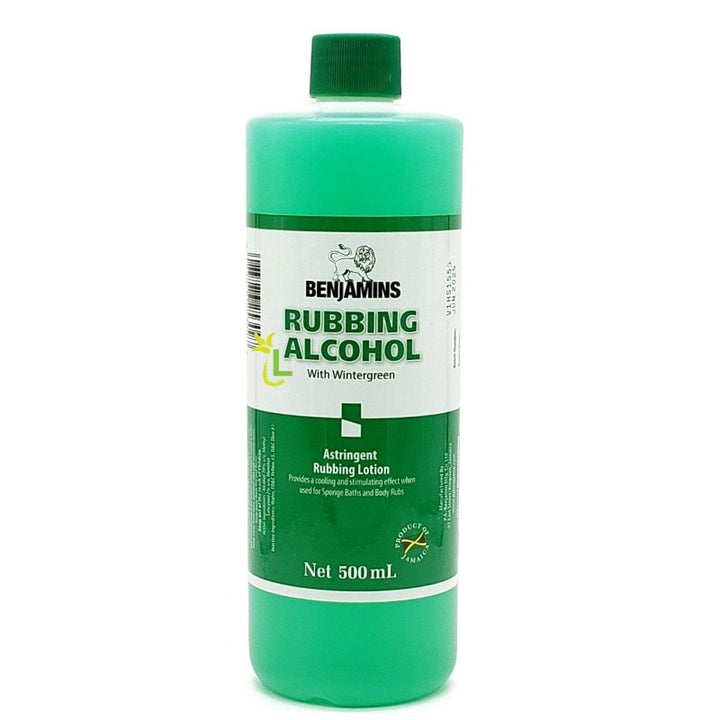 Benjamins - Rubbing Alcohol Wintergreen (500ml)