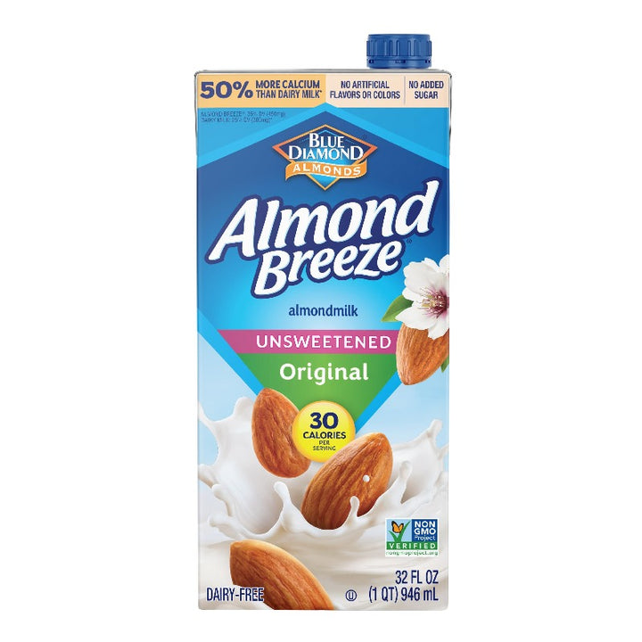 Blue Diamond Almond - Almond Breeze Unsweetened org (32oz)