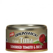 Brunswick - Tuna Flaked Sundried Tom & Bas (85g)