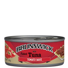 Brunswick - Tuna Flaked in Tomato Sauce (142g)