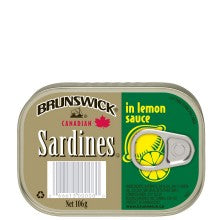 Brunswick Sardines - Lemon Sauce (106g)