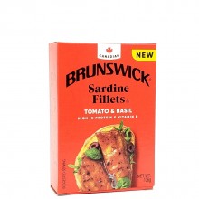 Brunswick - Sardine Fillet Tomato Basil (106g)