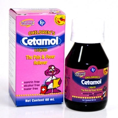 Cetamol - Children's Pain & Fever Reliever (60ml)