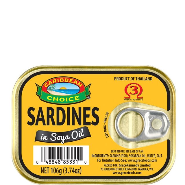 Caribbean Choice - Sardine in Soya Oil (106g)