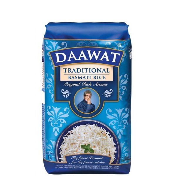 Daawat - Traditional Basmati Rice 1kg