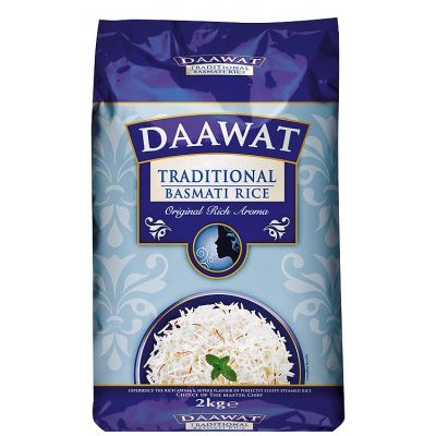 Daawat - Traditional Basmati Rice 2kg