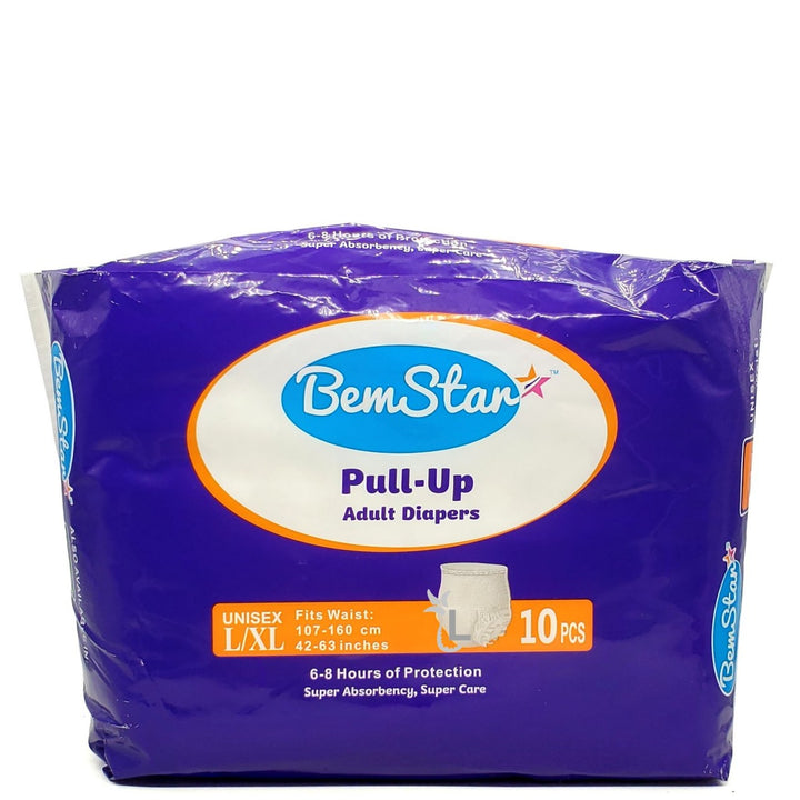 BemStar - Adult Diaper Pull-Up 10pcs (L/XL)