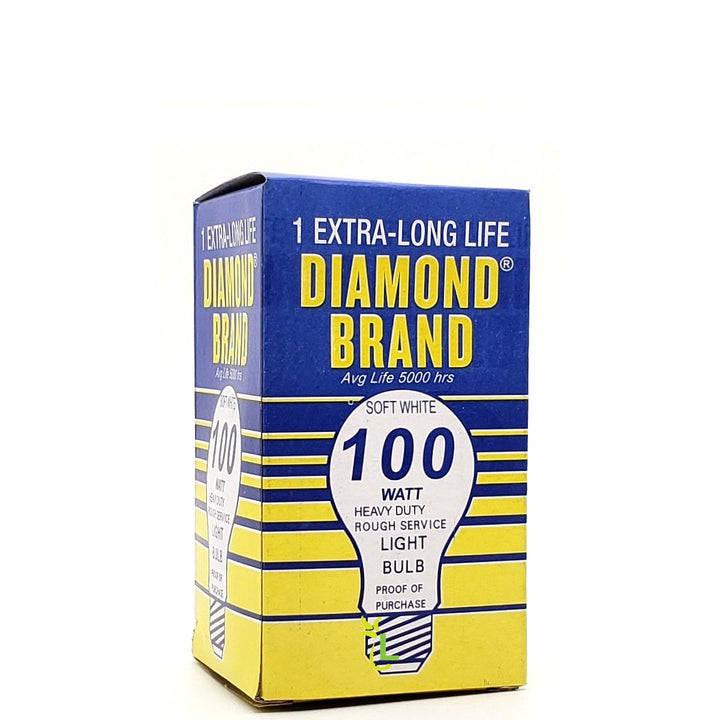 Diamond - Light Bulb Soft White (100W)