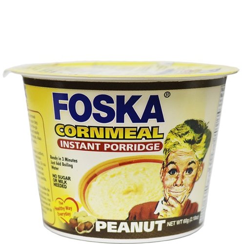 Foska - Cornmeal Instant Porridge Peanut (60G)