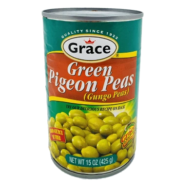 Grace Green Pigeon Peas/Gungo Peas (15OZ)