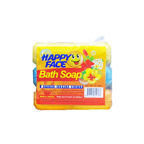 Happy Face - Bath Soap (3pk)