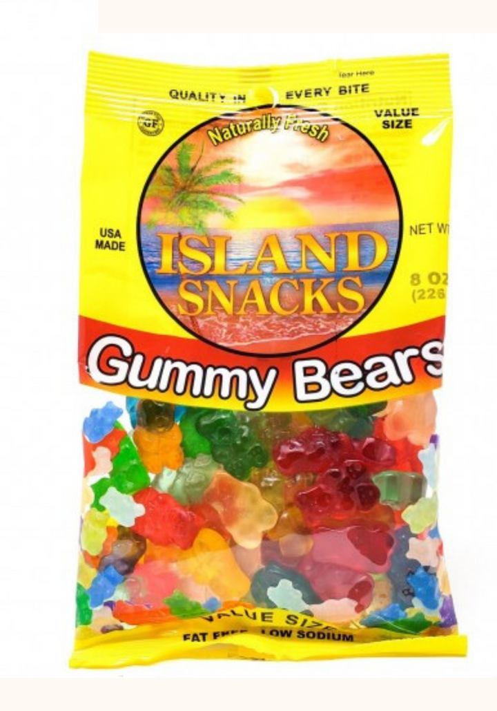 Island Snacks - Gummy Bear (3.5oz)