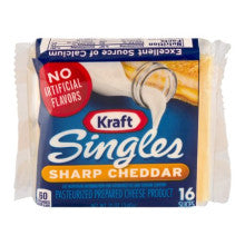 Kraft Sharp Cheese Slice (12oz)