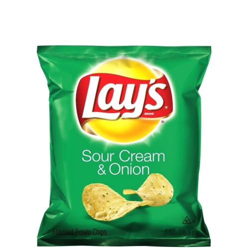 Lay's - Sour Cream & Onion Potato Chips (1oz)