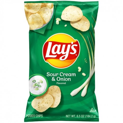 Lay's - Sour Cream & Onion Potato Chips (6.5oz)