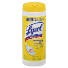 Lysol Wipes Lemon Lime Blossom Tub (35s)