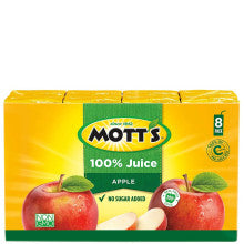 Motts 100% Apple Juice 8x6.75 oz