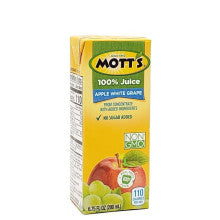 Motts 100% Apple White Grape (200ml)