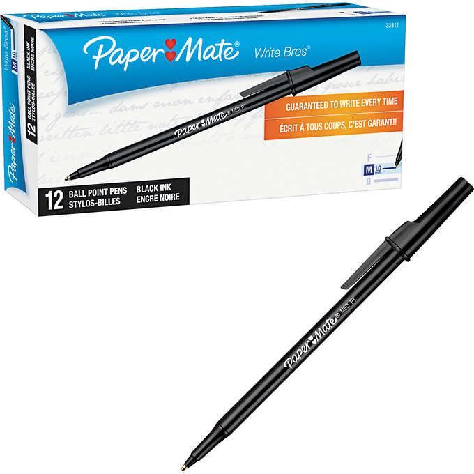 Paper Mate Pen (12's) Black