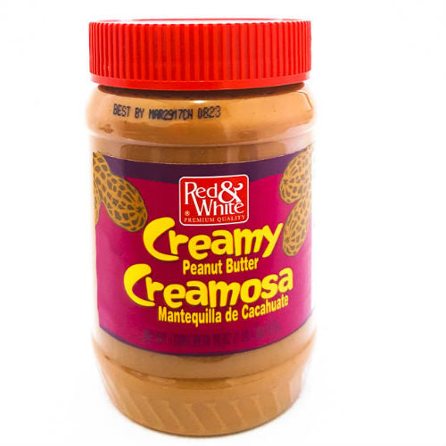 Red & White Peanut Butter Creamy (18oz)