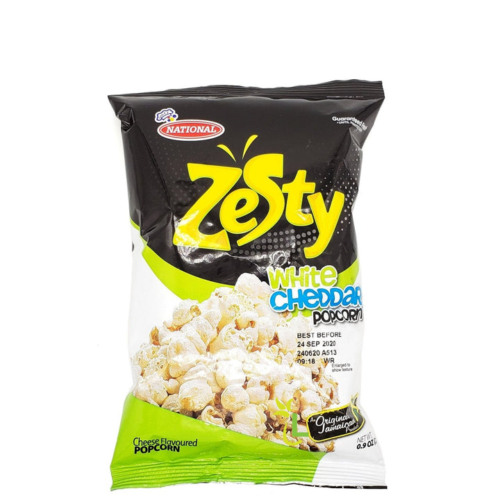 National - Zesty White Cheddar Popcorn (20g)